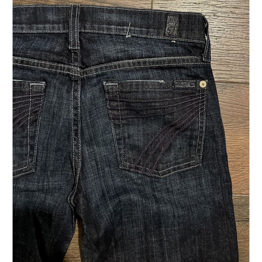 7 For All Mankind Women's Dojo Flare Jeans Size 25 x 32 Inseam Y2K